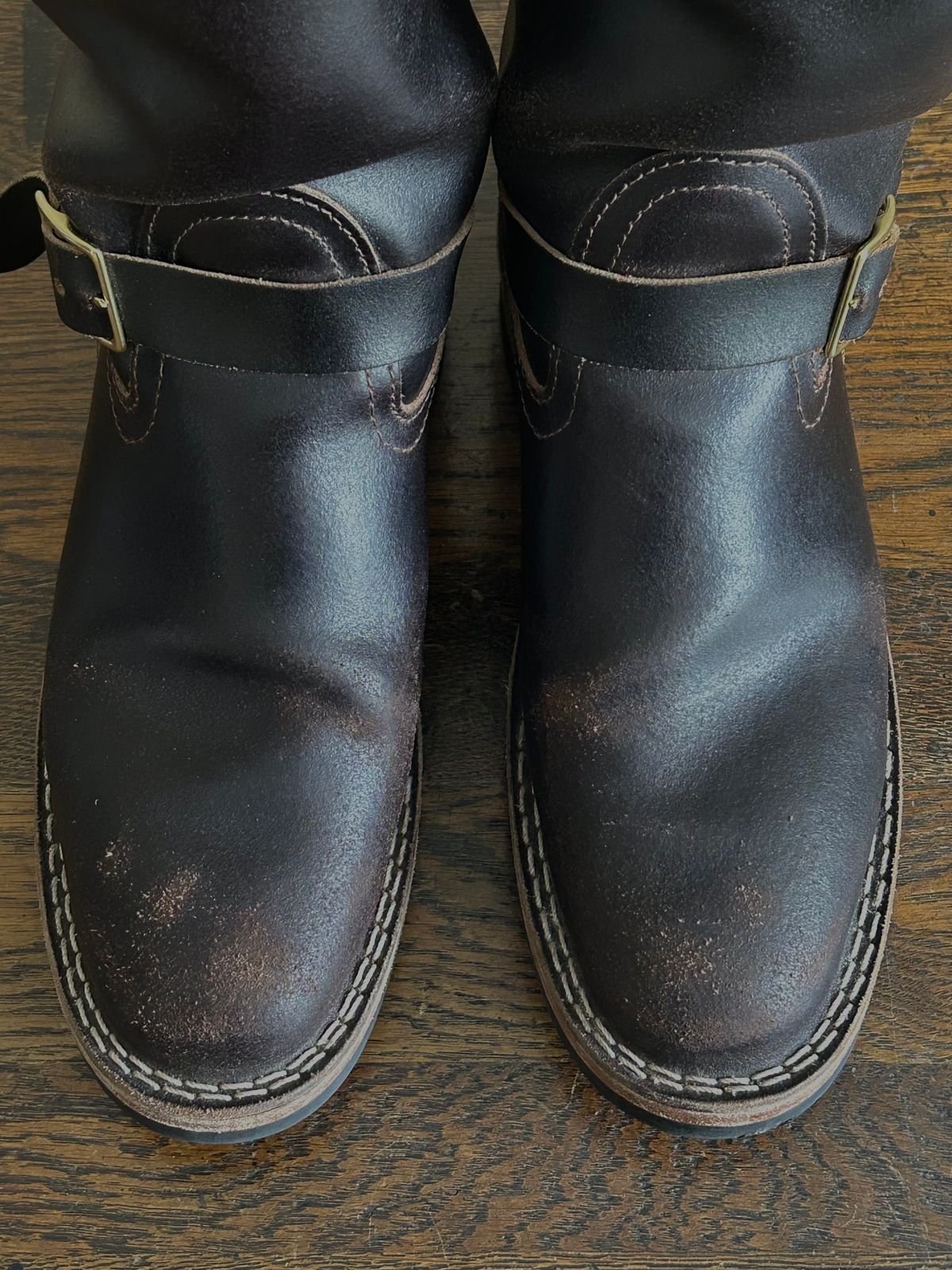 Photo by blytle on March 5, 2024 of the Nicks Renegade in Horween Brown Waxed Flesh.