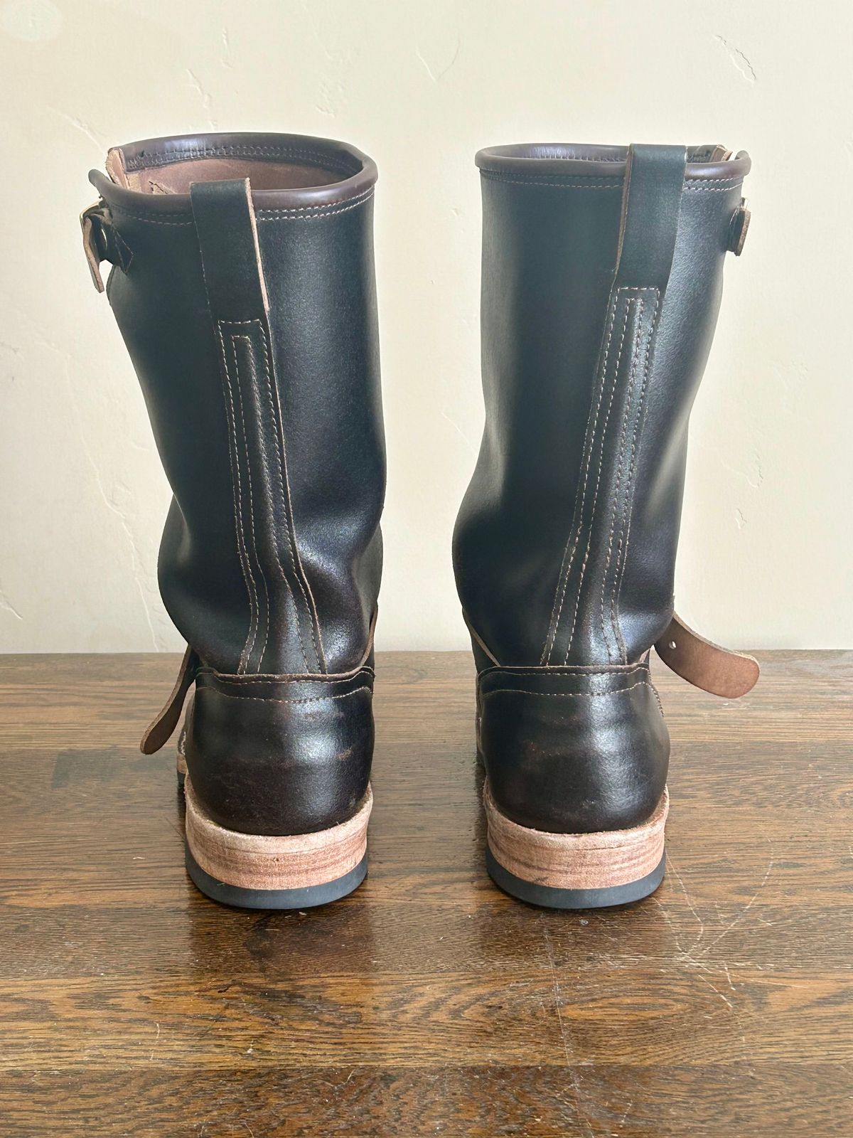 Photo by blytle on April 3, 2024 of the Nicks Renegade in Horween Brown Waxed Flesh.