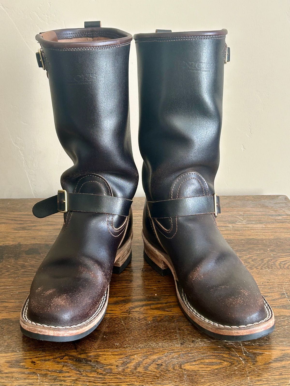 Photo by blytle on April 3, 2024 of the Nicks Renegade in Horween Brown Waxed Flesh.