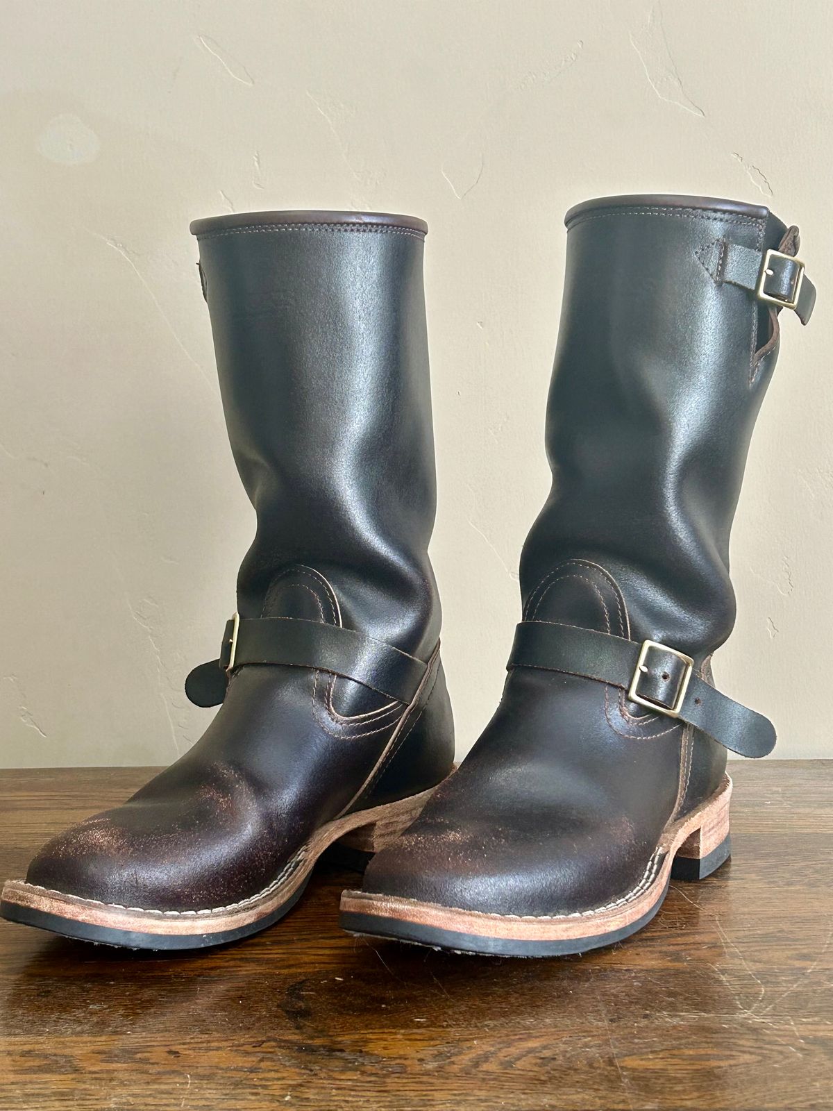 Photo by blytle on April 3, 2024 of the Nicks Renegade in Horween Brown Waxed Flesh.