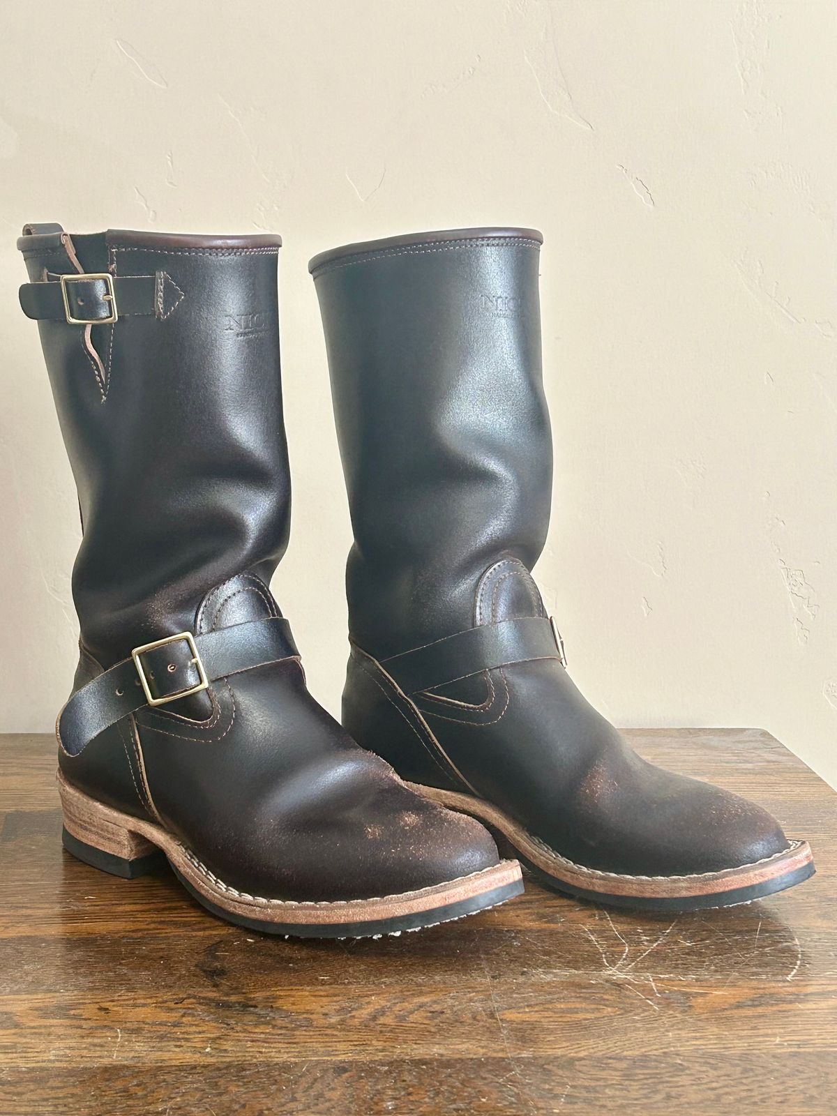 Photo by blytle on April 3, 2024 of the Nicks Renegade in Horween Brown Waxed Flesh.