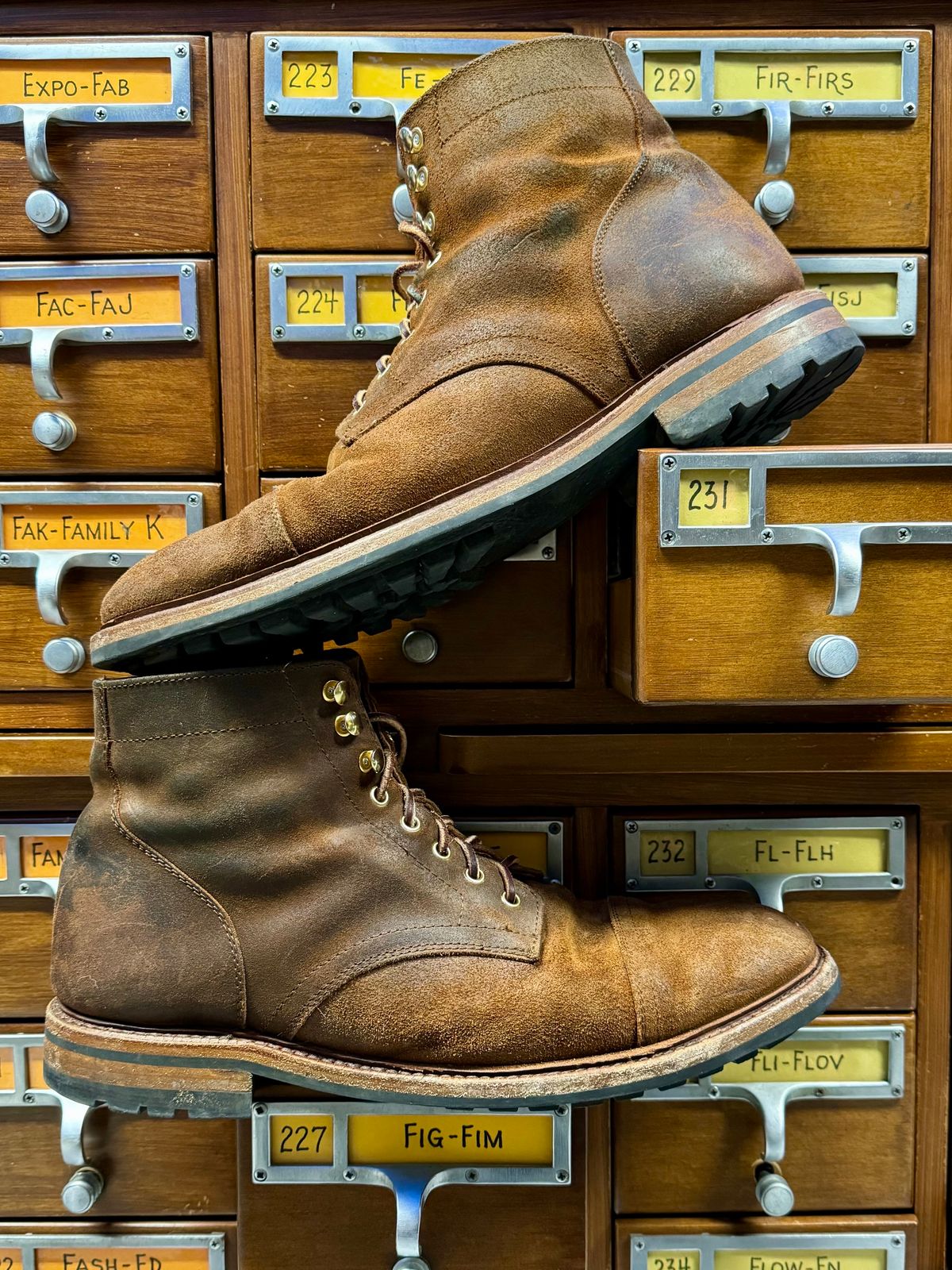 Photo by bootsandblocks on January 6, 2024 of the Parkhurst The Richmond in Rust Waxy.
