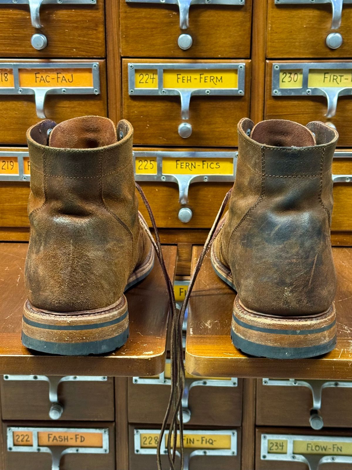 Photo by bootsandblocks on January 6, 2024 of the Parkhurst The Richmond in Rust Waxy.