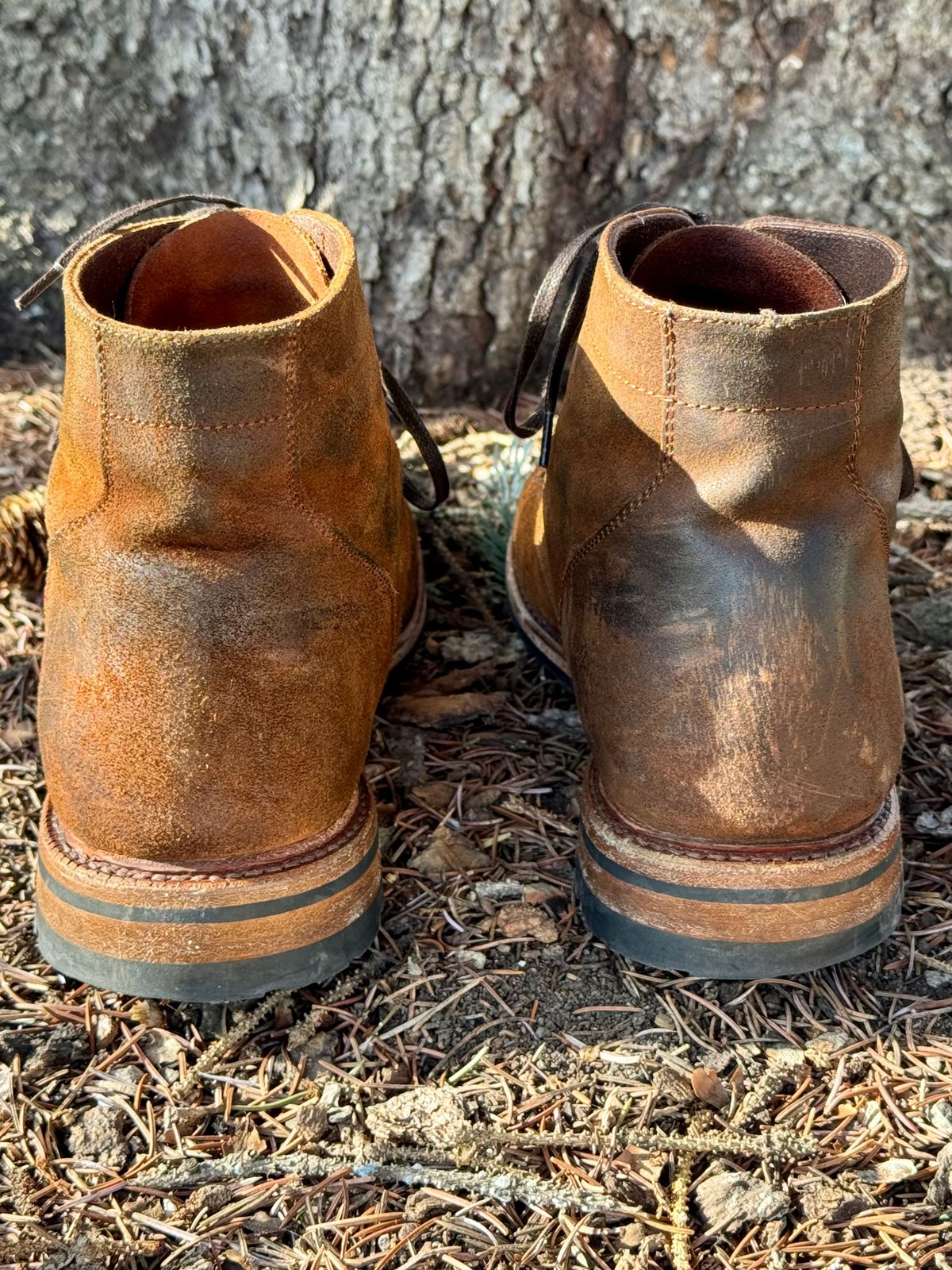 Photo by bootsandblocks on March 3, 2024 of the Parkhurst The Richmond in Rust Waxy.