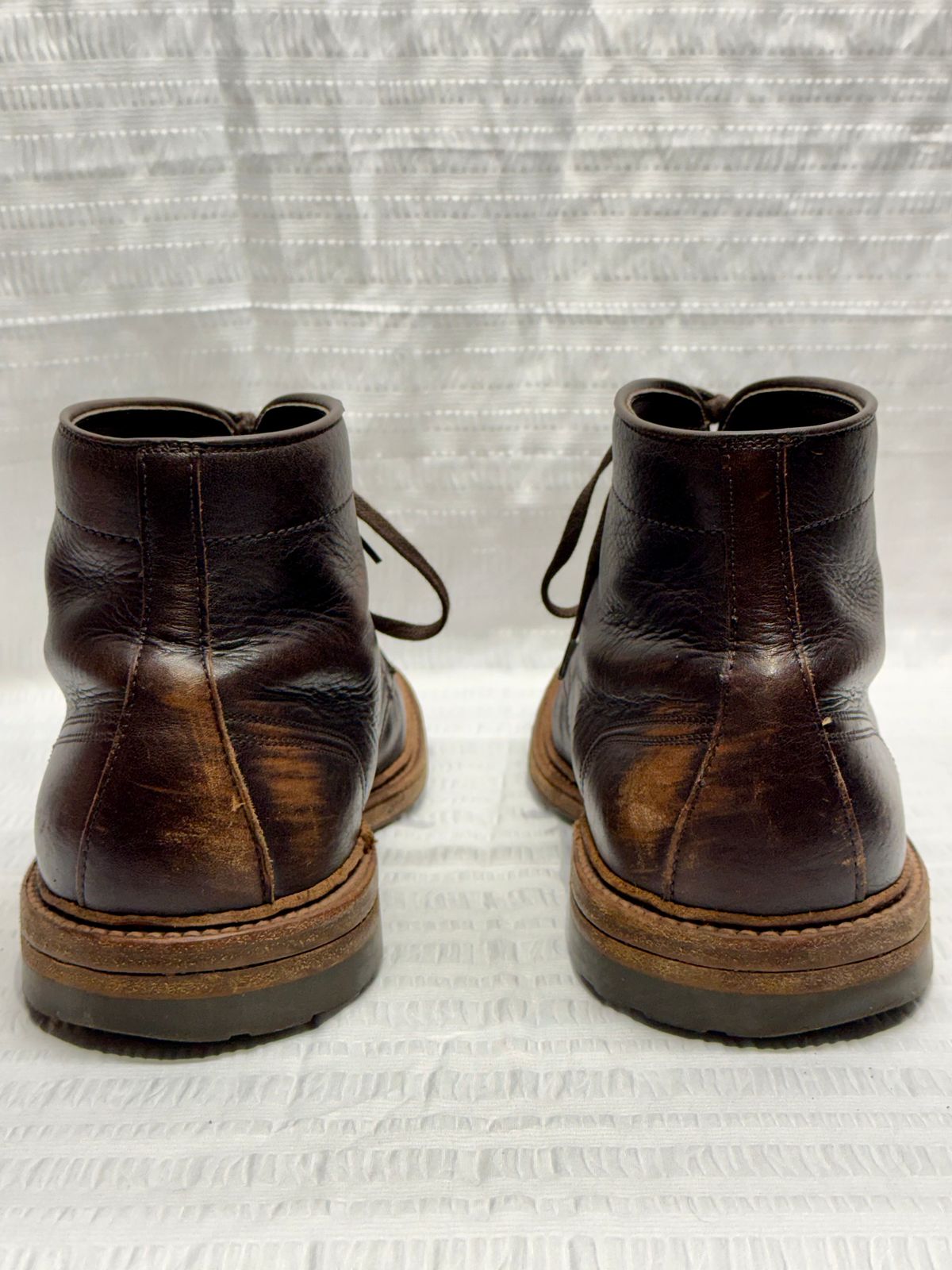 Photo by bootsandblocks on February 5, 2026 of the Alden Indy Boot in Horween Arabica Lux Calfskin.