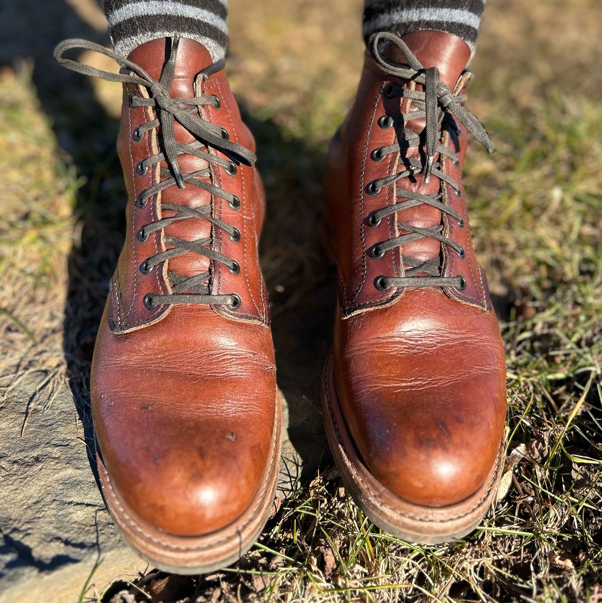 Photo by ezroller on February 4, 2024 of the Red Wing Beckman in S.B. Foot Cigar Featherstone.