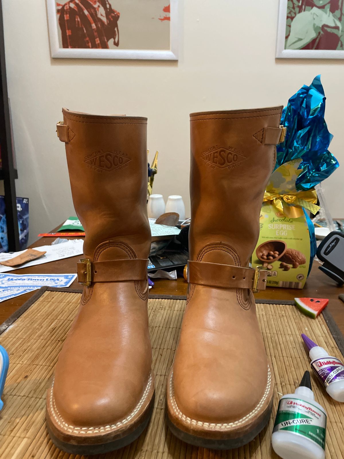 Photo by MrSaver on October 11, 2022 of the Wesco Mister Lou in Maryam Natural Horsebutt.
