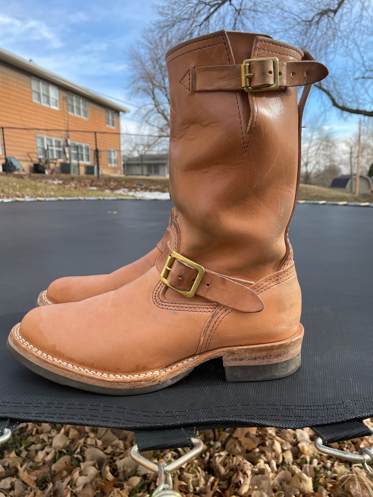 Photo by MrSaver on January 2, 2023 of the Wesco Mister Lou in Maryam Natural Horsebutt.