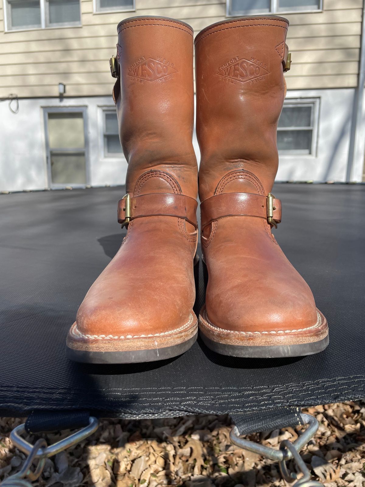 Photo by MrSaver on March 3, 2023 of the Wesco Mister Lou in Maryam Natural Horsebutt.