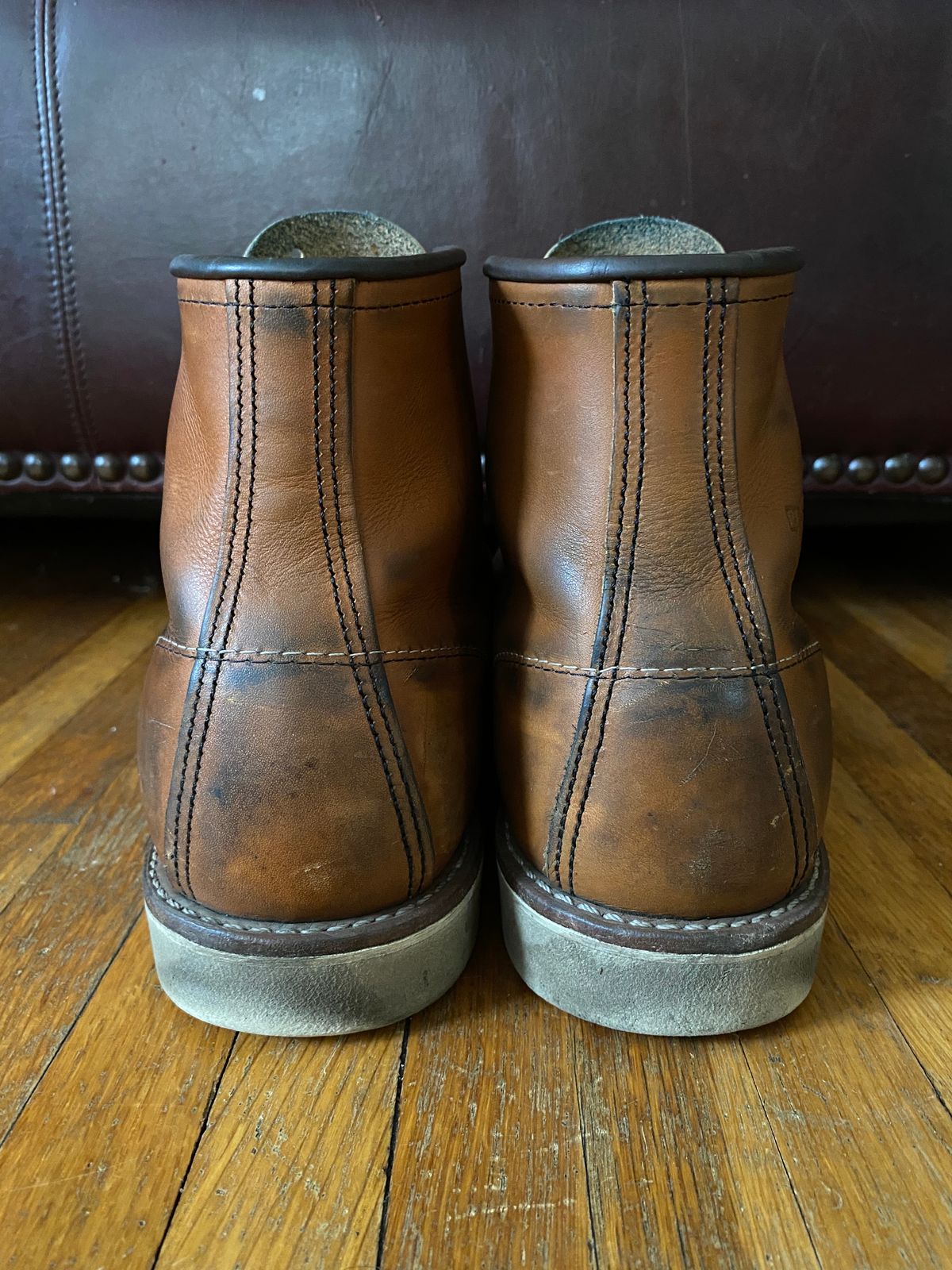 Photo by jslatt on December 5, 2022 of the Red Wing 6-Inch Classic Moc in S.B. Foot Oro Legacy.