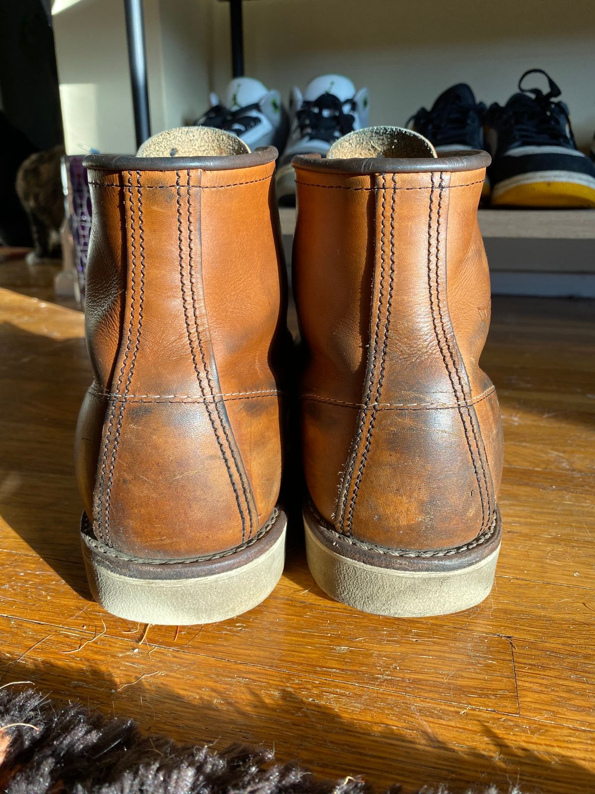 Photo by jslatt on January 4, 2023 of the Red Wing 6-Inch Classic Moc in S.B. Foot Oro Legacy.