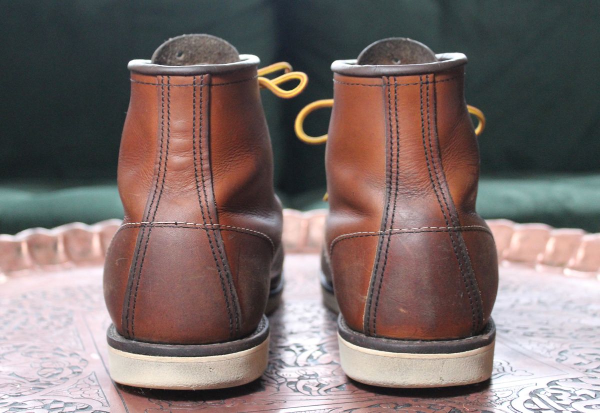 Photo by jslatt on April 5, 2023 of the Red Wing 6-Inch Classic Moc in S.B. Foot Oro Legacy.