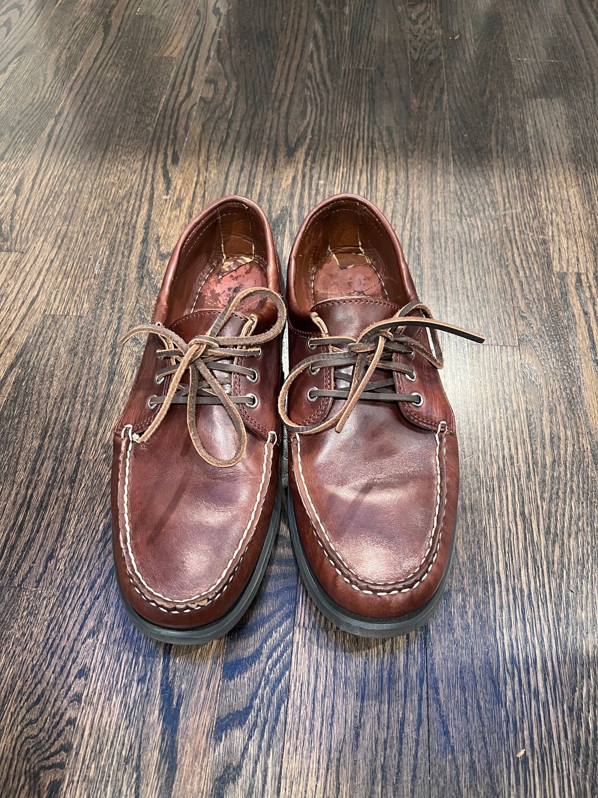 Photo by Snailchang on May 18, 2025 of the Quoddy Blucher in Horween Brown Chromexcel.