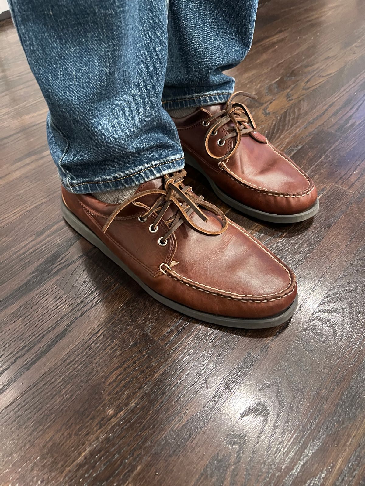 Photo by Snailchang on May 18, 2025 of the Quoddy Blucher in Horween Brown Chromexcel.