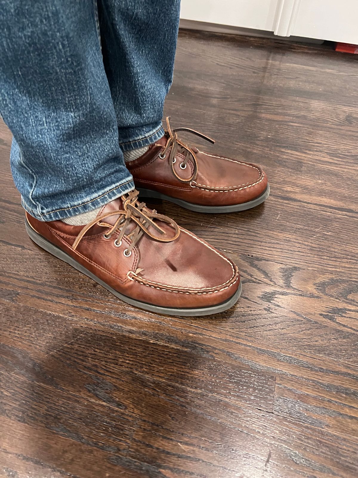 Photo by Snailchang on May 18, 2025 of the Quoddy Blucher in Horween Brown Chromexcel.