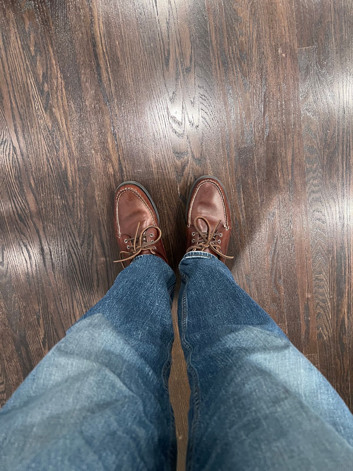 Photo by Snailchang on May 18, 2025 of the Quoddy Blucher in Horween Brown Chromexcel.