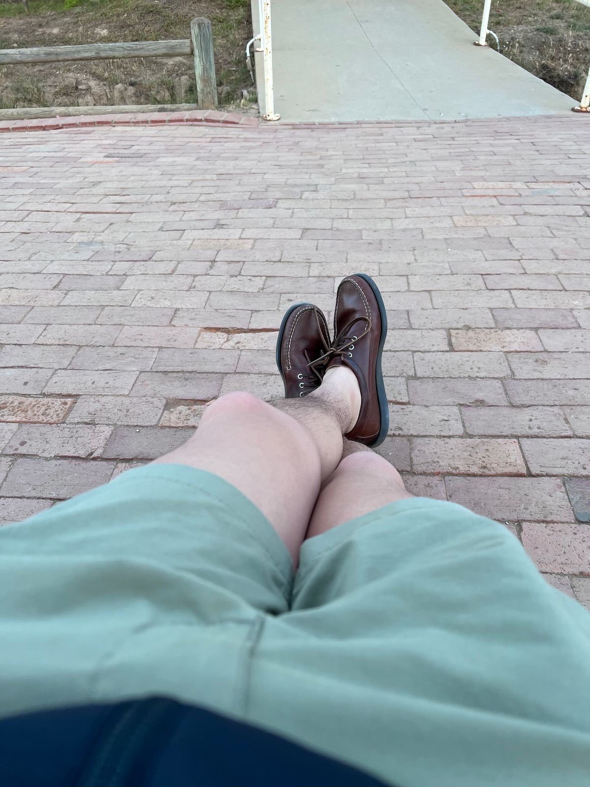 Photo by Snailchang on May 19, 2025 of the Quoddy Blucher in Horween Brown Chromexcel.