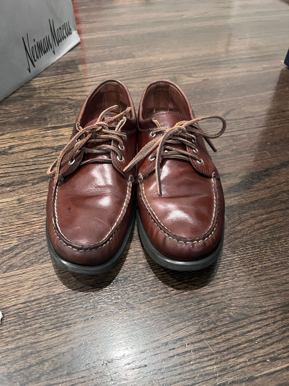 Photo by Snailchang on July 17, 2025 of the Quoddy Blucher in Horween Brown Chromexcel.