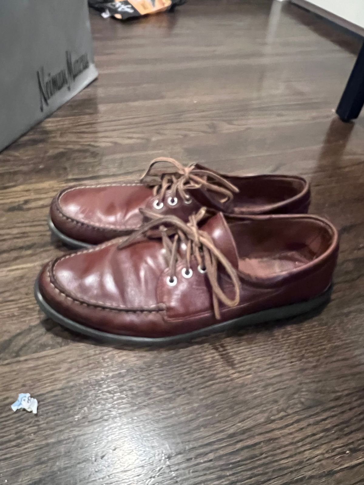 Photo by Snailchang on July 17, 2025 of the Quoddy Blucher in Horween Brown Chromexcel.
