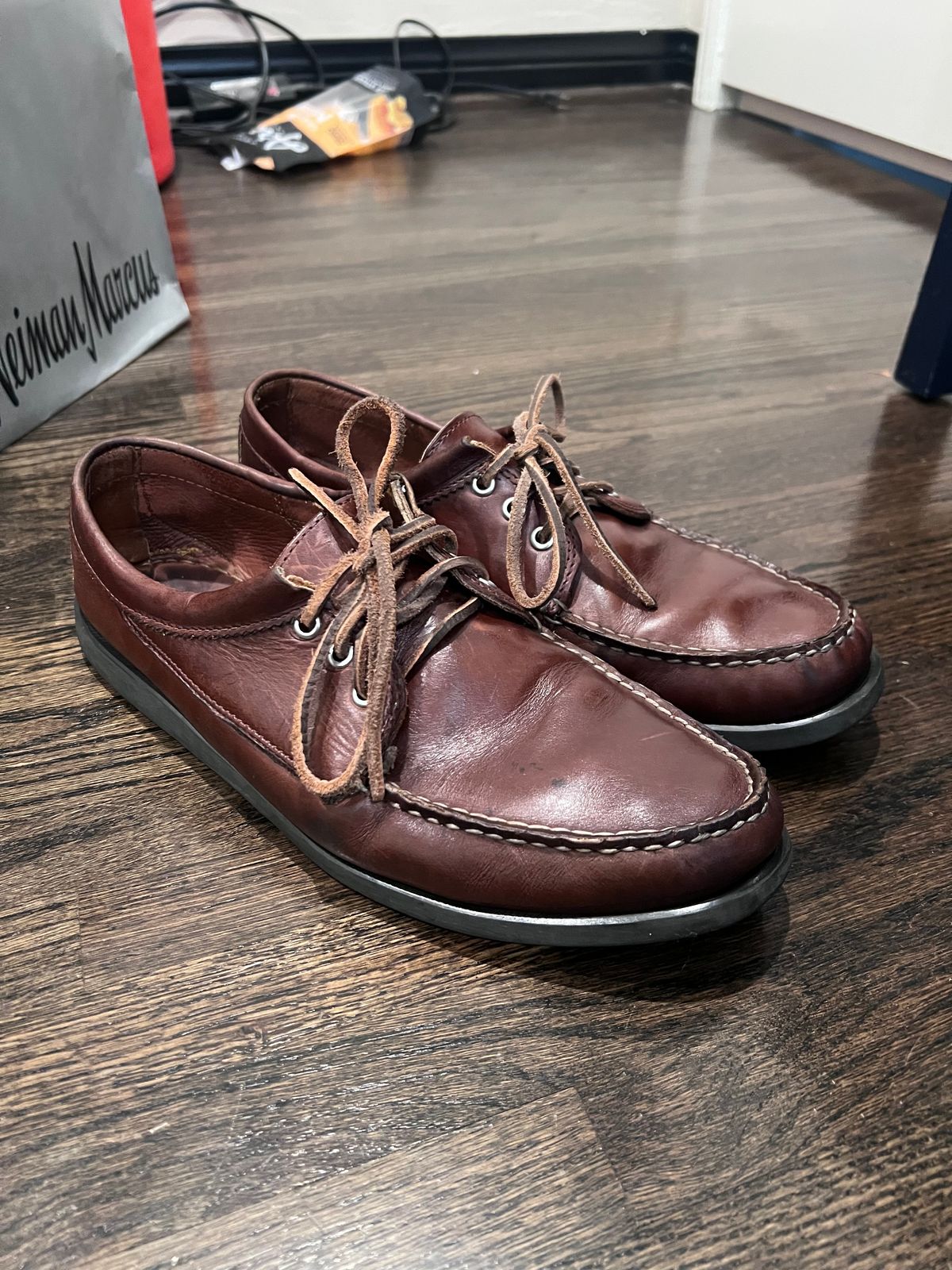 Photo by Snailchang on July 17, 2025 of the Quoddy Blucher in Horween Brown Chromexcel.