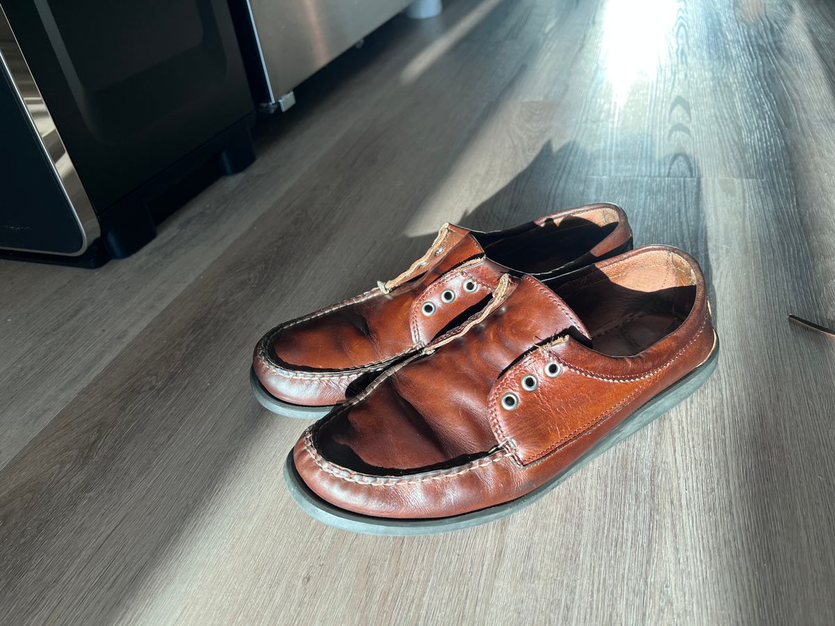 Photo by Snailchang on September 14, 2025 of the Quoddy Blucher in Horween Brown Chromexcel.
