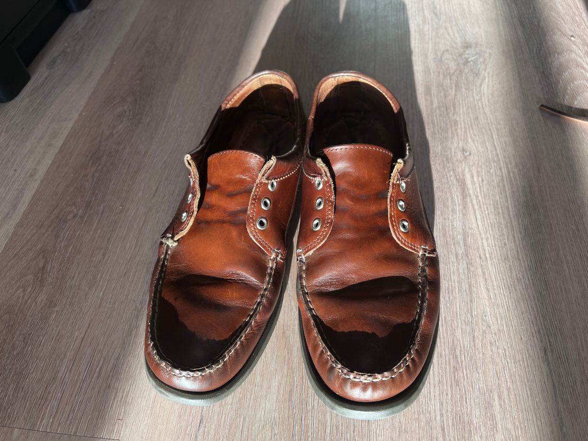 Photo by Snailchang on September 14, 2025 of the Quoddy Blucher in Horween Brown Chromexcel.