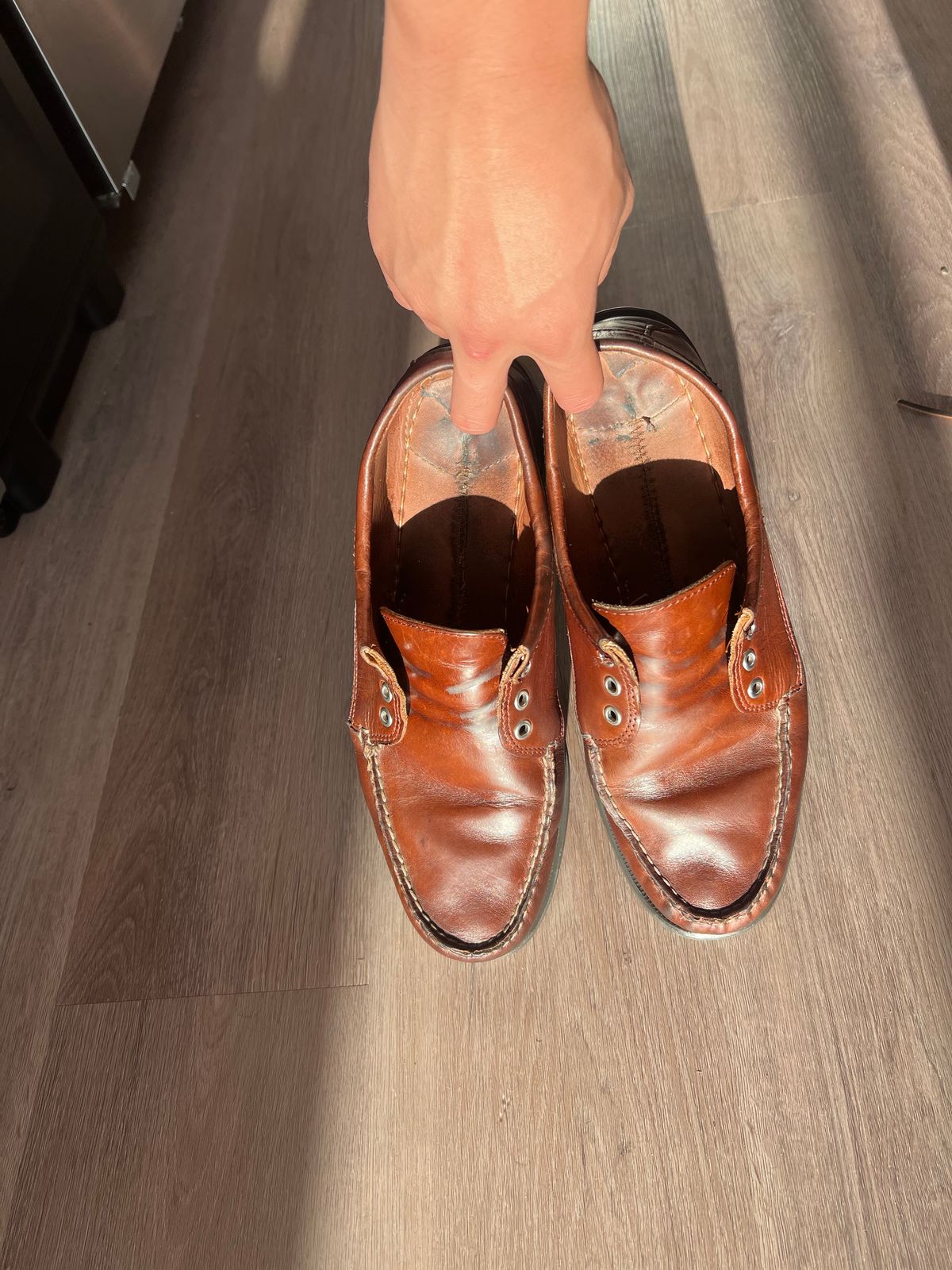 Photo by Snailchang on September 14, 2025 of the Quoddy Blucher in Horween Brown Chromexcel.
