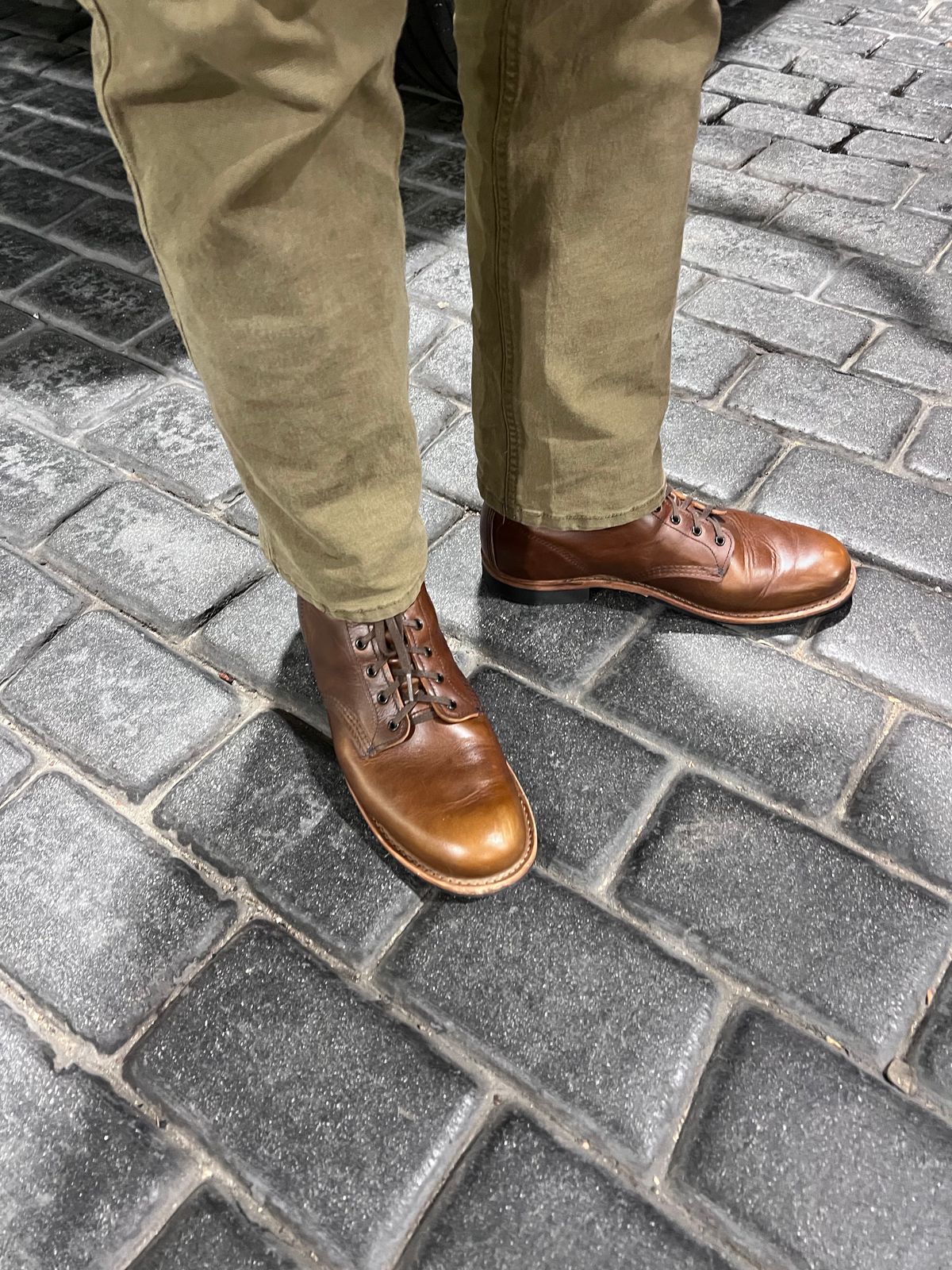 Photo by Snailchang on January 3, 2025 of the Red Wing Beckman in S.B. Foot Cigar Featherstone.