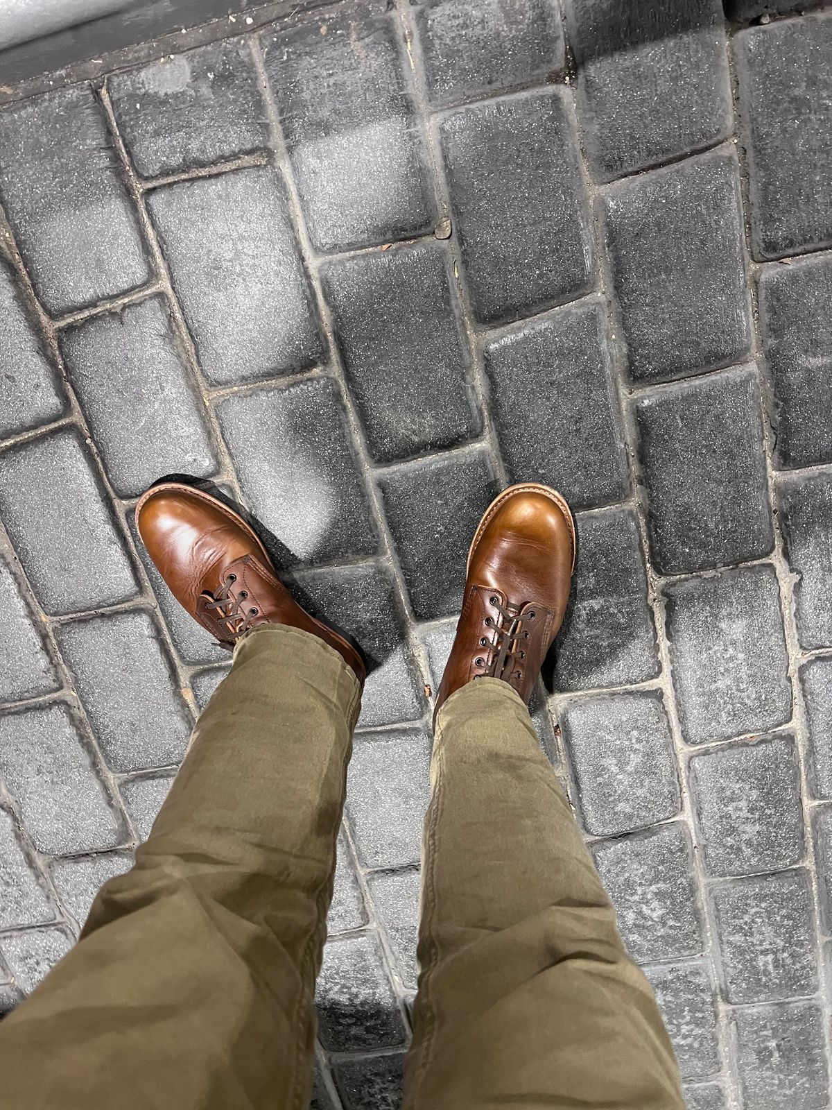 Photo by Snailchang on January 3, 2025 of the Red Wing Beckman in S.B. Foot Cigar Featherstone.