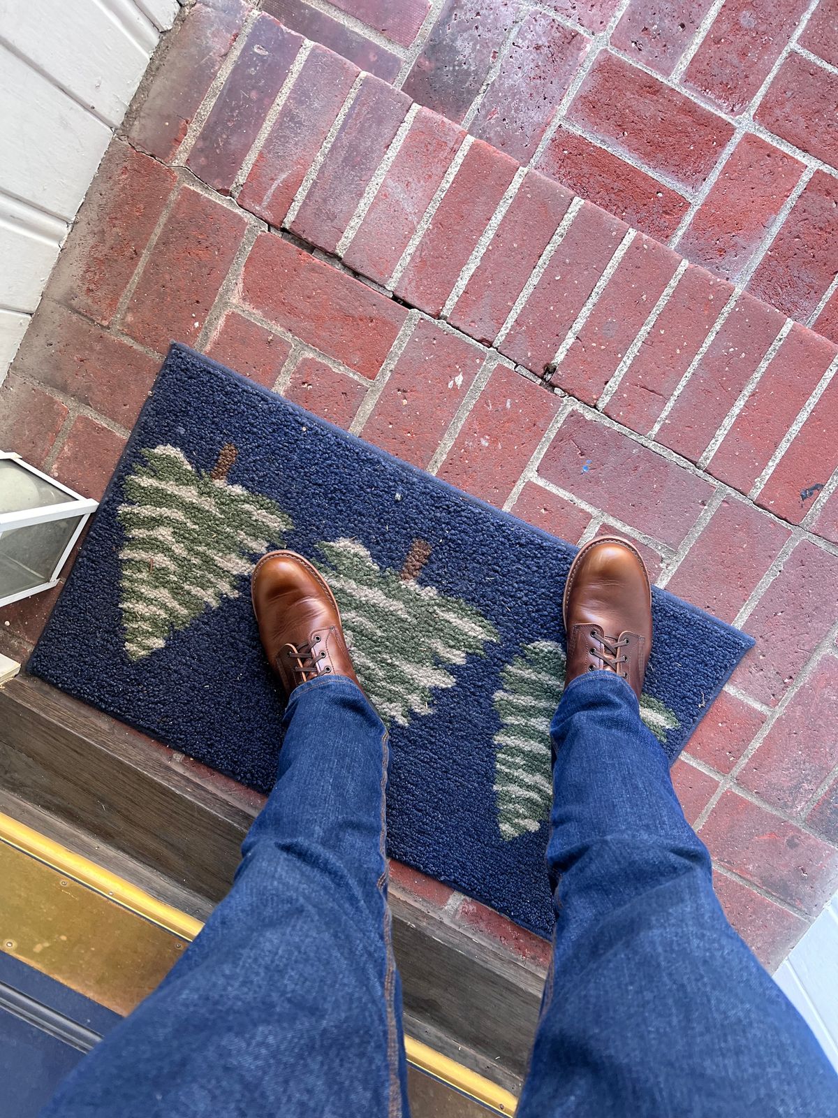 Photo by Snailchang on January 14, 2025 of the Red Wing Beckman in S.B. Foot Cigar Featherstone.