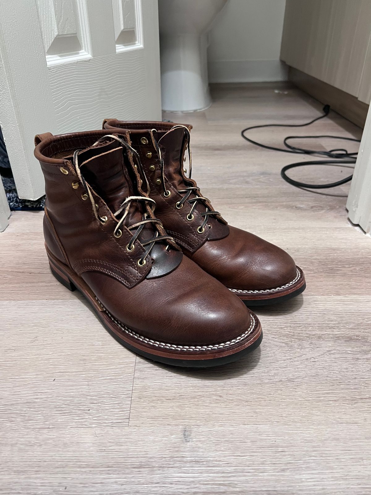 Photo by Snailchang on November 20, 2025 of the Nicks Falcon in Italian Brown Cypress.