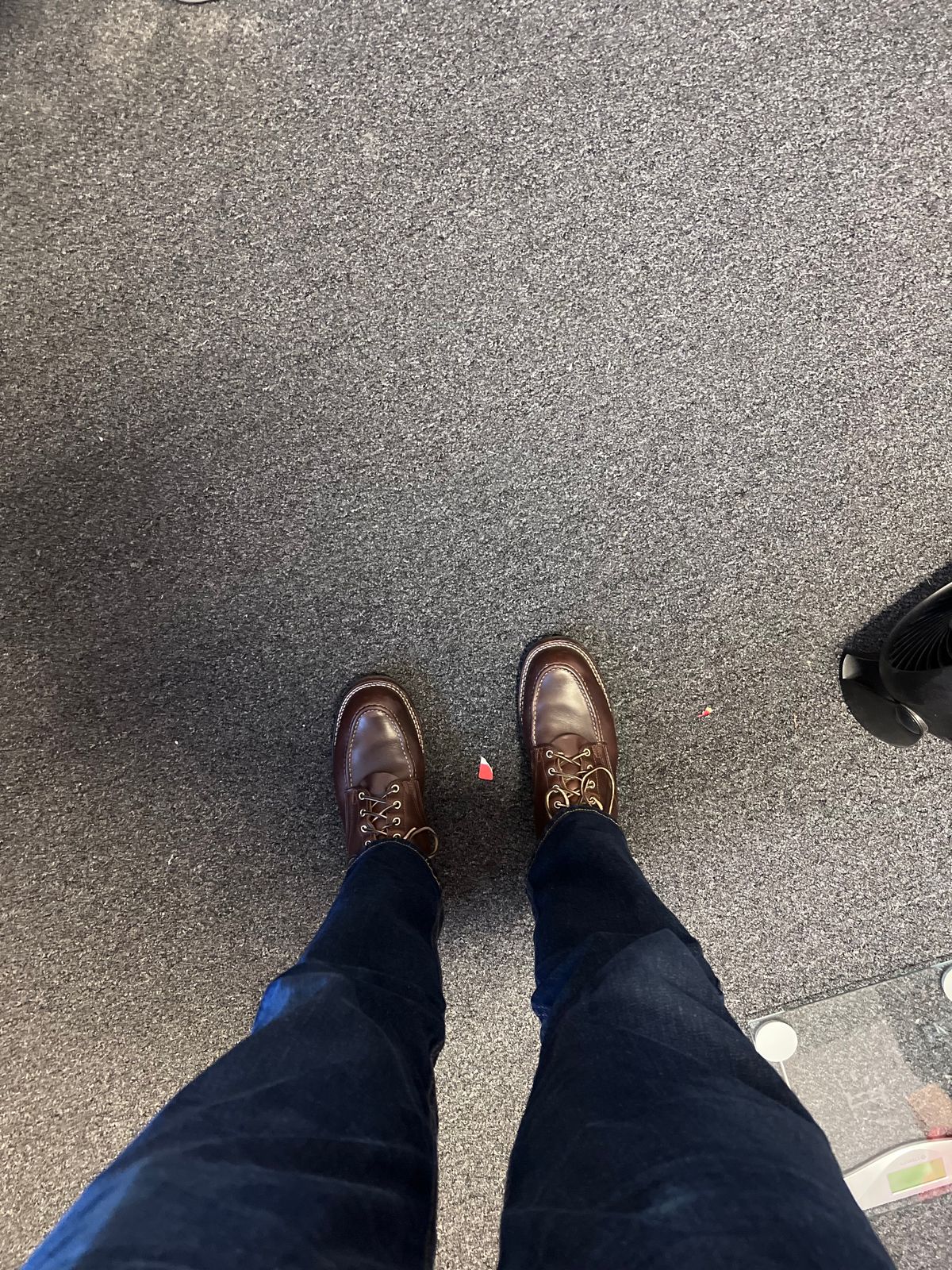 Photo by Snailchang on November 15, 2024 of the Nicks Moc Toe in Horween Brown Chromexcel.