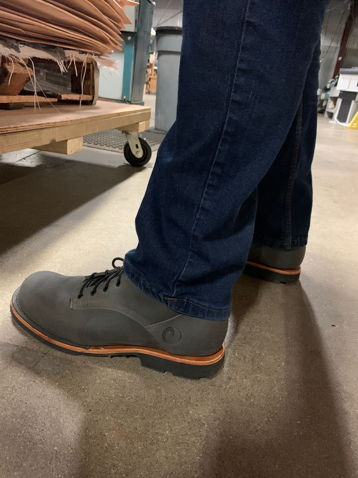 Photo by areith800 on October 5, 2022 of the Origin The Coronado Boot in Slate Waxed Pull Up.