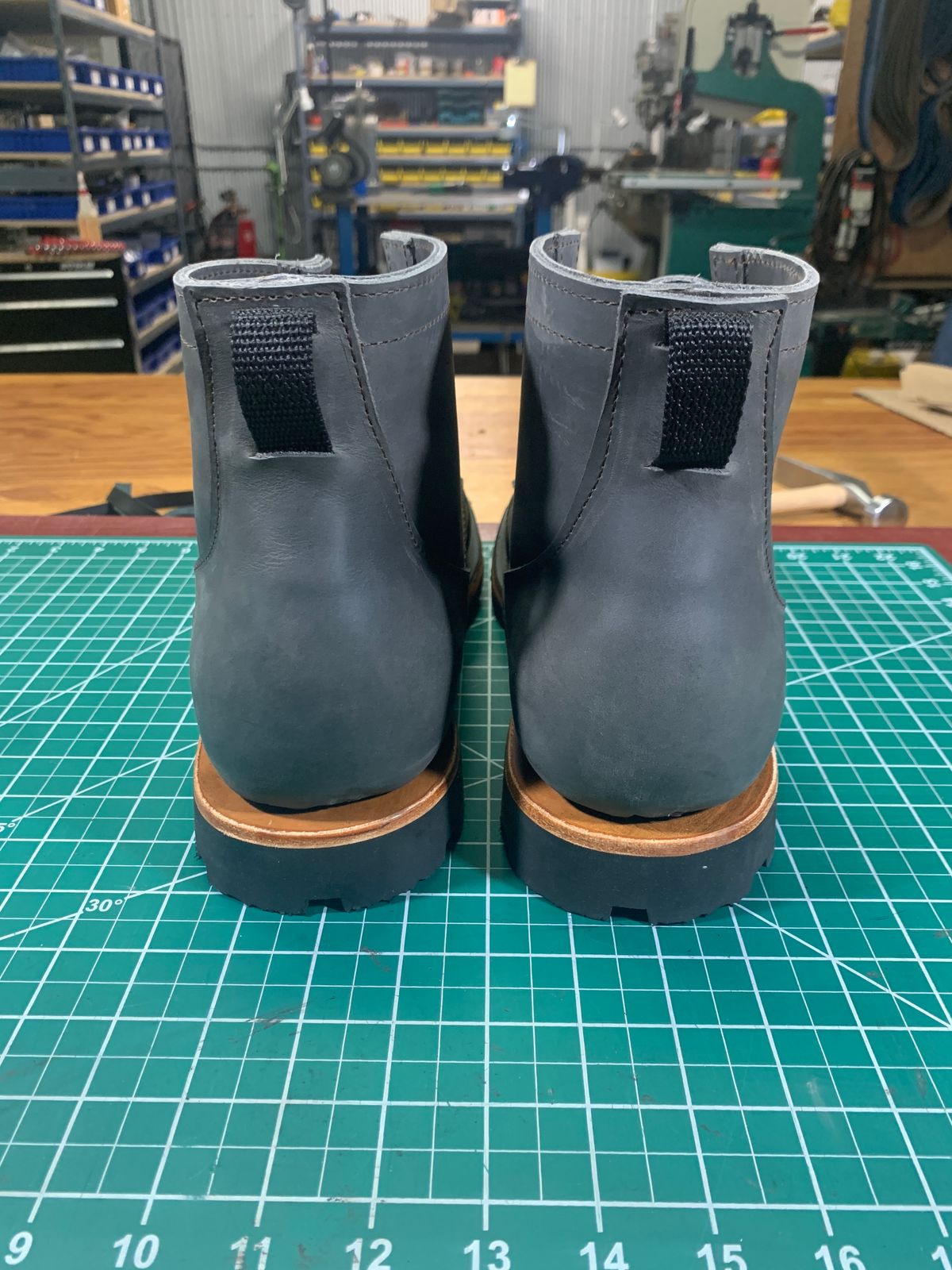 Photo by areith800 on October 5, 2022 of the Origin The Coronado Boot in Slate Waxed Pull Up.