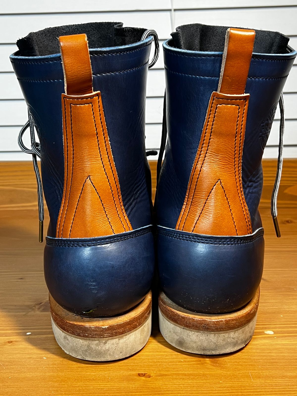 Photo by judgewedge on December 6, 2023 of the Frank's Boots Rainier in Wickett & Craig Tan English Bridle.