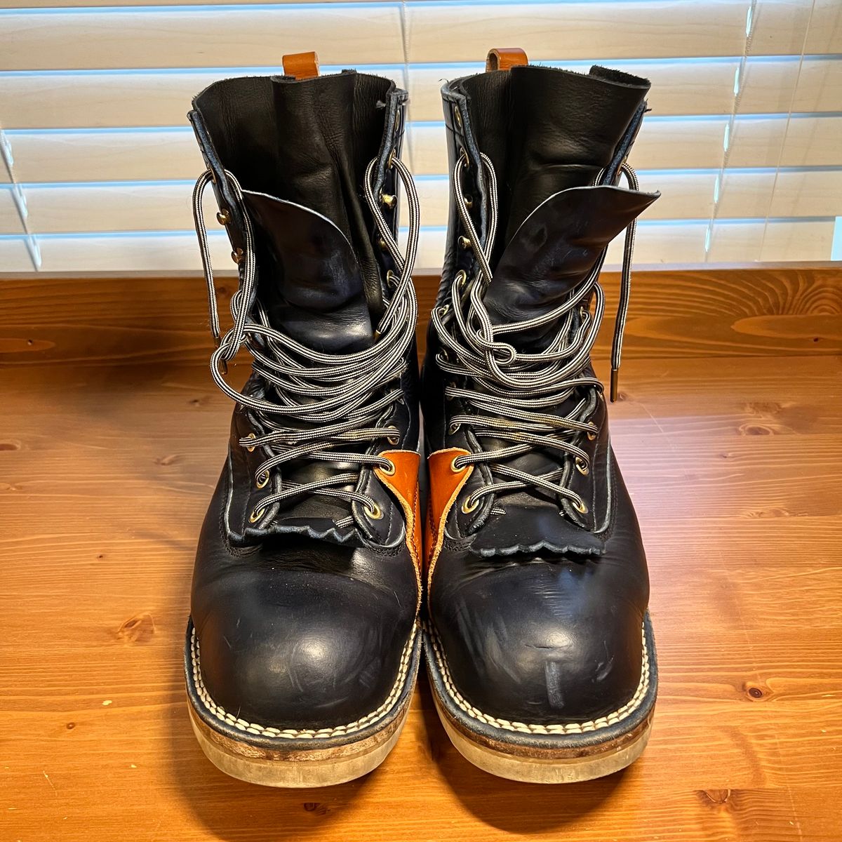 Photo by judgewedge on February 5, 2024 of the Frank's Boots Rainier in Wickett & Craig Tan English Bridle.