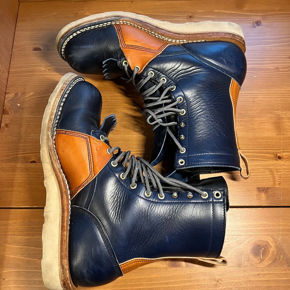 Photo by judgewedge on February 5, 2024 of the Frank's Boots Rainier in Wickett & Craig Tan English Bridle.