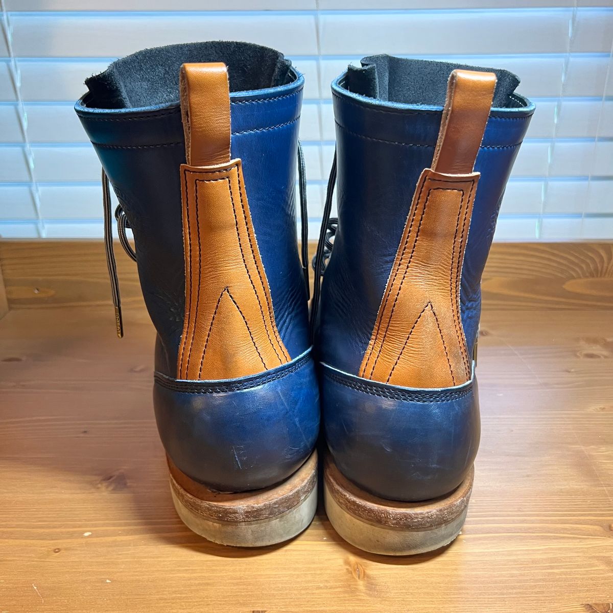 Photo by judgewedge on March 4, 2024 of the Frank's Boots Rainier in Wickett & Craig Tan English Bridle.