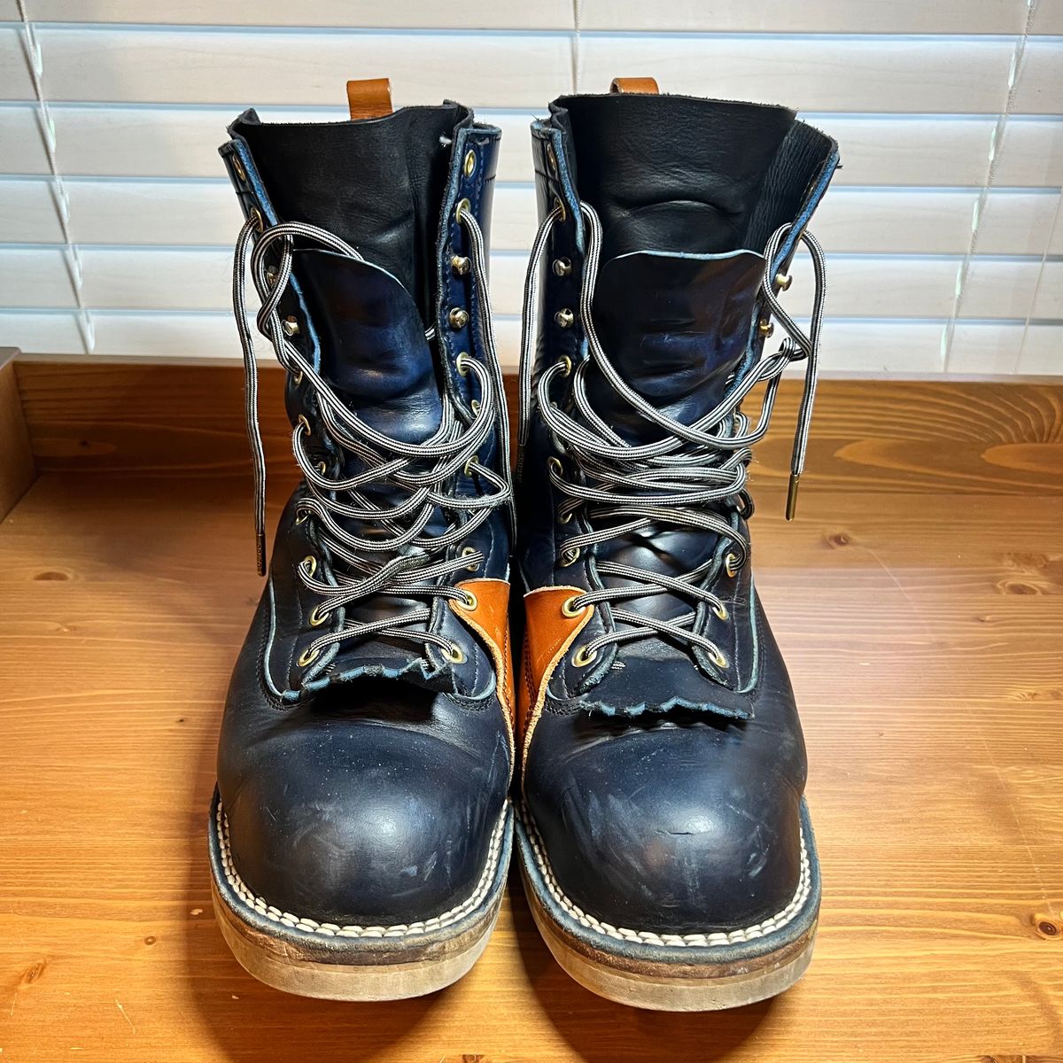 Photo by judgewedge on March 4, 2024 of the Frank's Boots Rainier in Wickett & Craig Tan English Bridle.