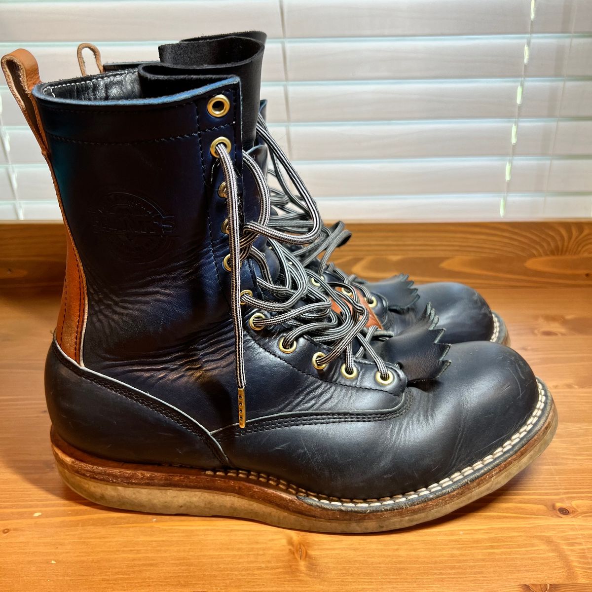 Photo by judgewedge on April 3, 2024 of the Frank's Boots Rainier in Wickett & Craig Tan English Bridle.