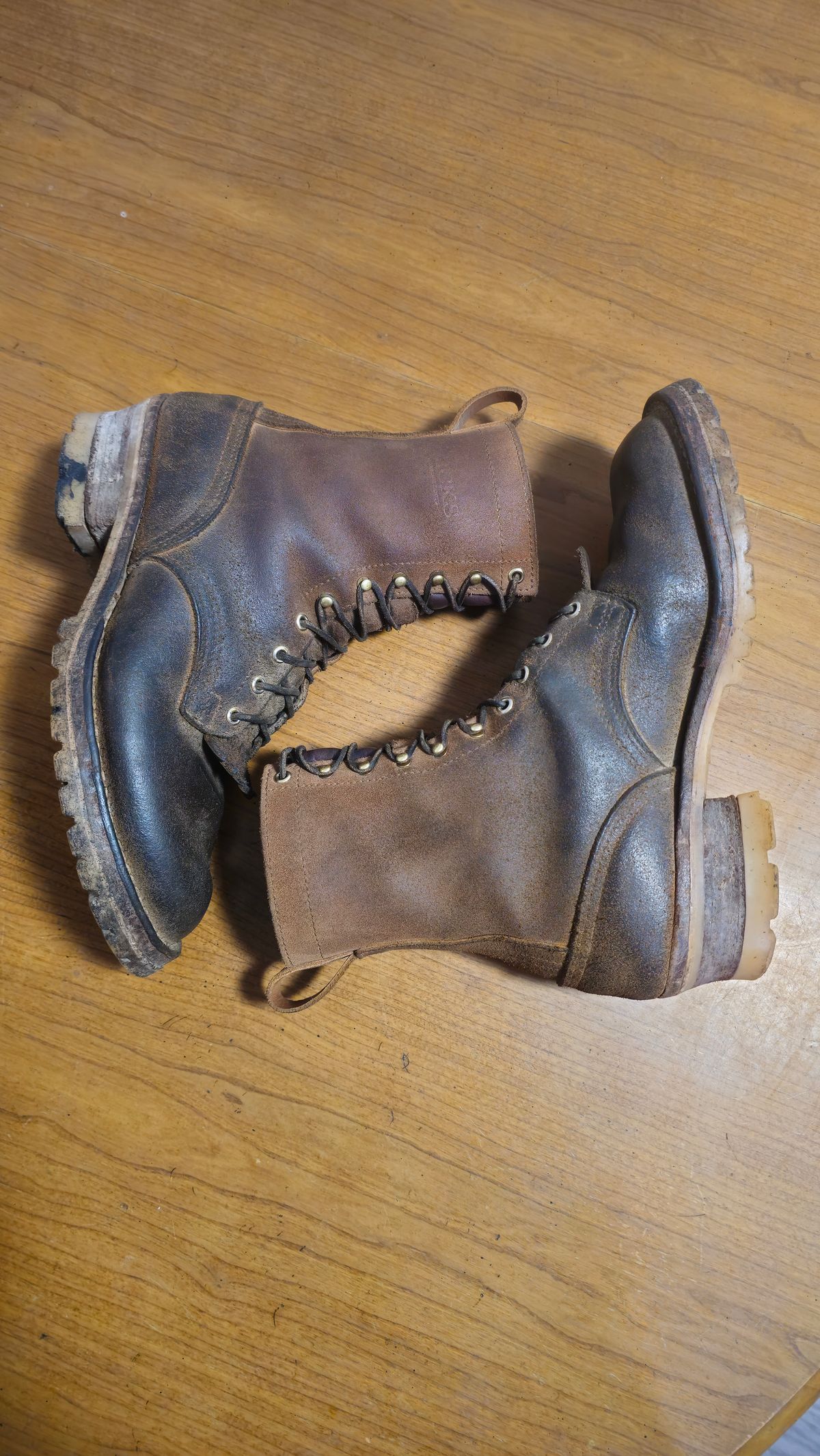 Photo by fozzie_the_bear on February 5, 2026 of the Nicks BuilderPro in Seidel 1964 Tan Roughout.