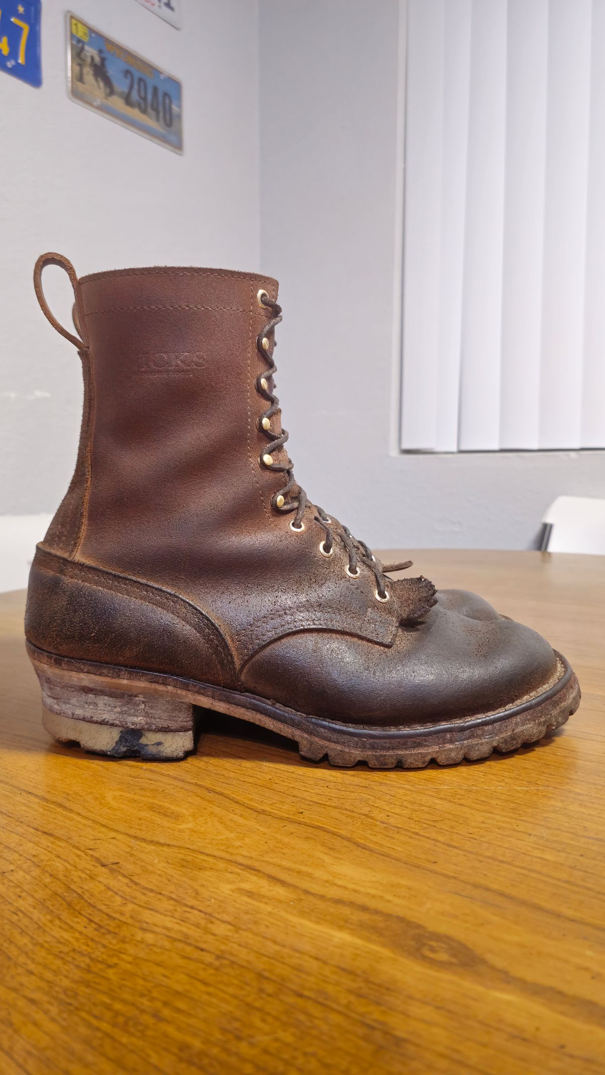 Photo by fozzie_the_bear on February 5, 2026 of the Nicks BuilderPro in Seidel 1964 Tan Roughout.