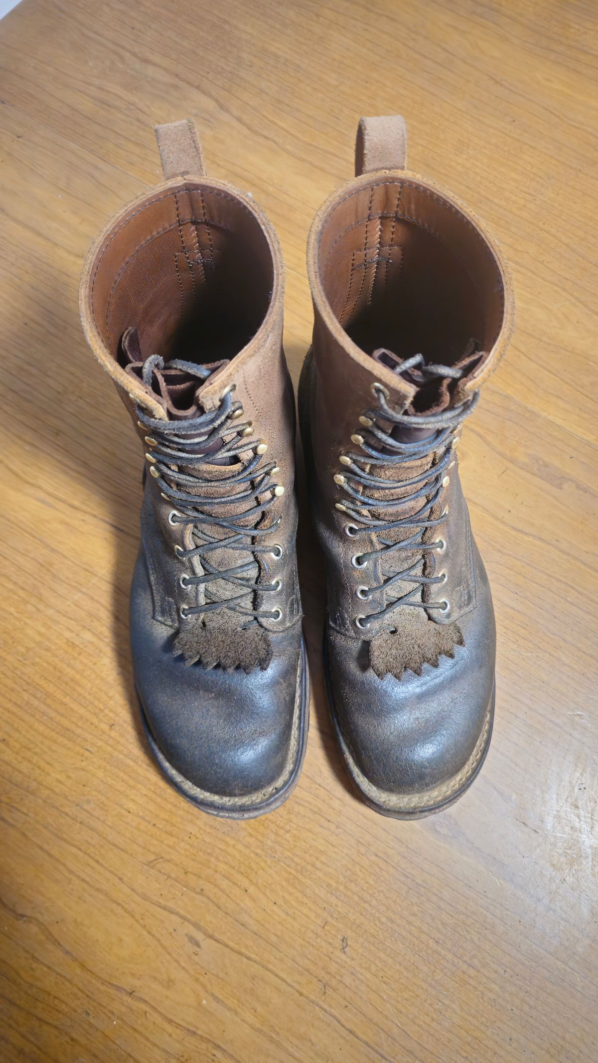 Photo by fozzie_the_bear on February 5, 2026 of the Nicks BuilderPro in Seidel 1964 Tan Roughout.