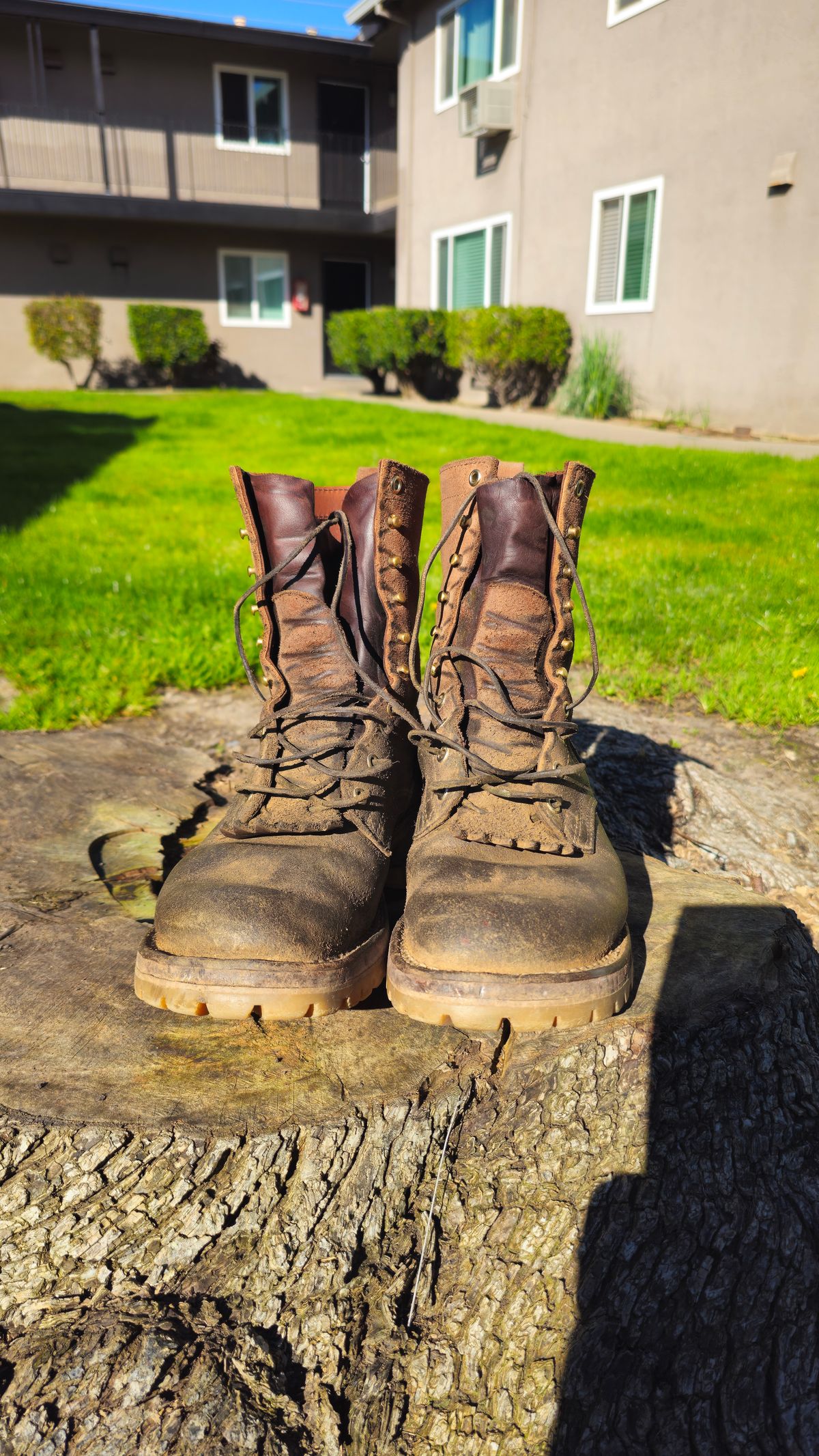 Photo by fozzie_the_bear on March 2, 2026 of the Nicks BuilderPro in Seidel 1964 Tan Roughout.