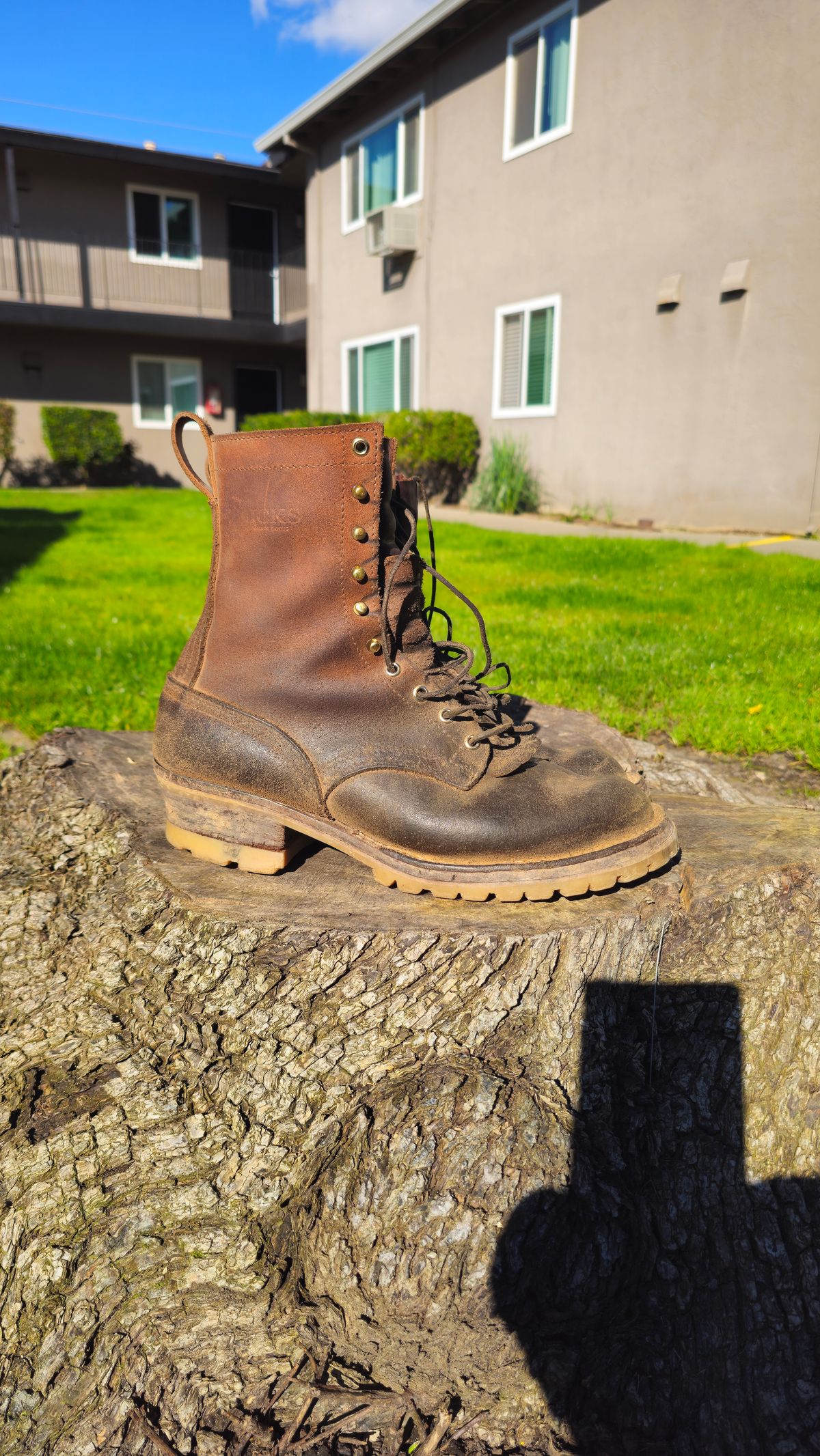 Photo by fozzie_the_bear on March 2, 2026 of the Nicks BuilderPro in Seidel 1964 Tan Roughout.
