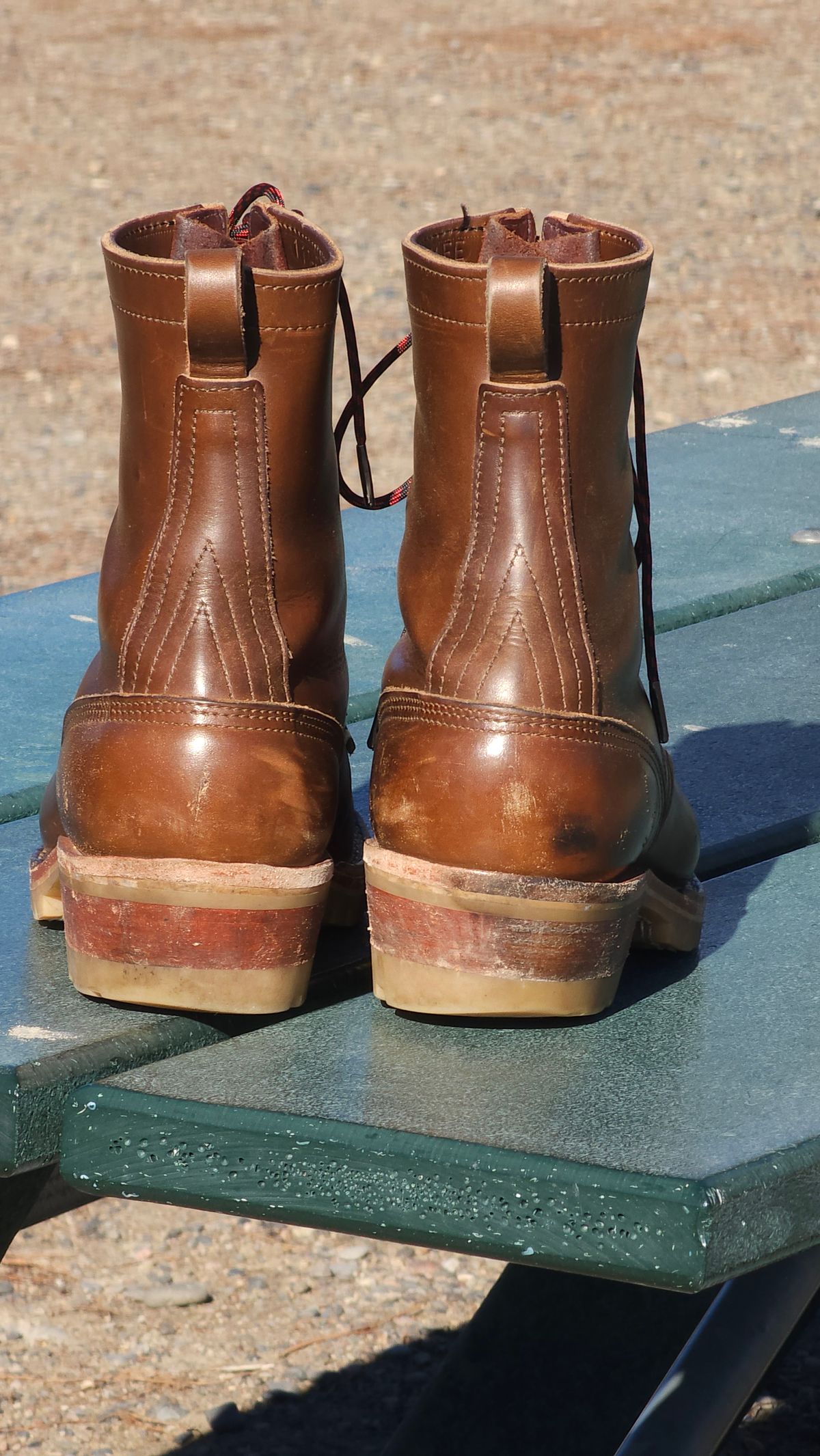 Photo by fozzie_the_bear on January 2, 2024 of the Nicks DomePro in Horween British Tan Chromexcel.