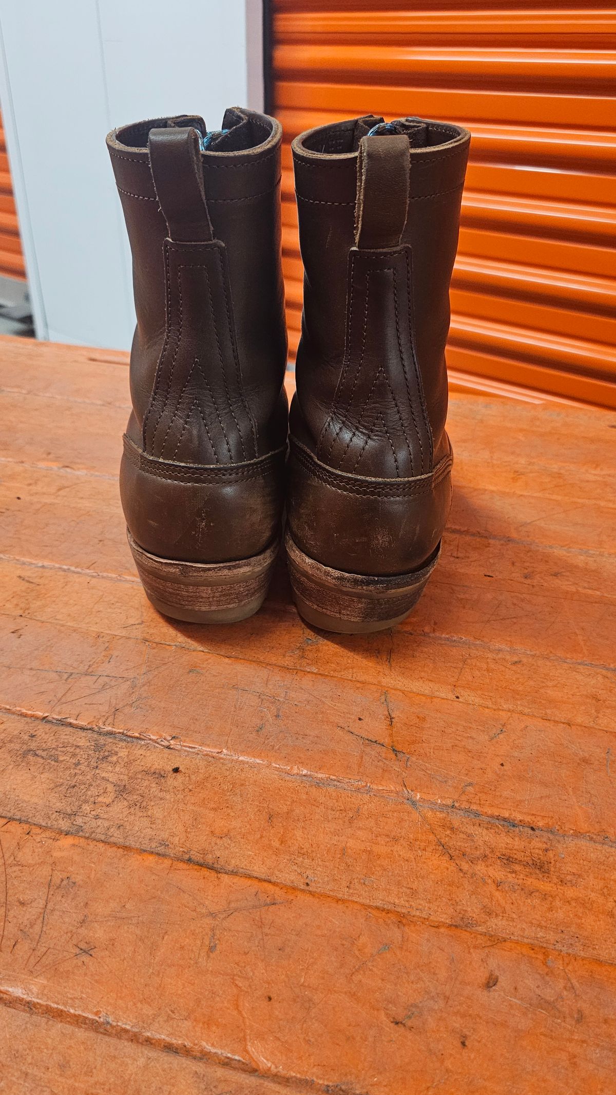 Photo by fozzie_the_bear on February 6, 2024 of the Nicks DomePro in Horween British Tan Chromexcel.