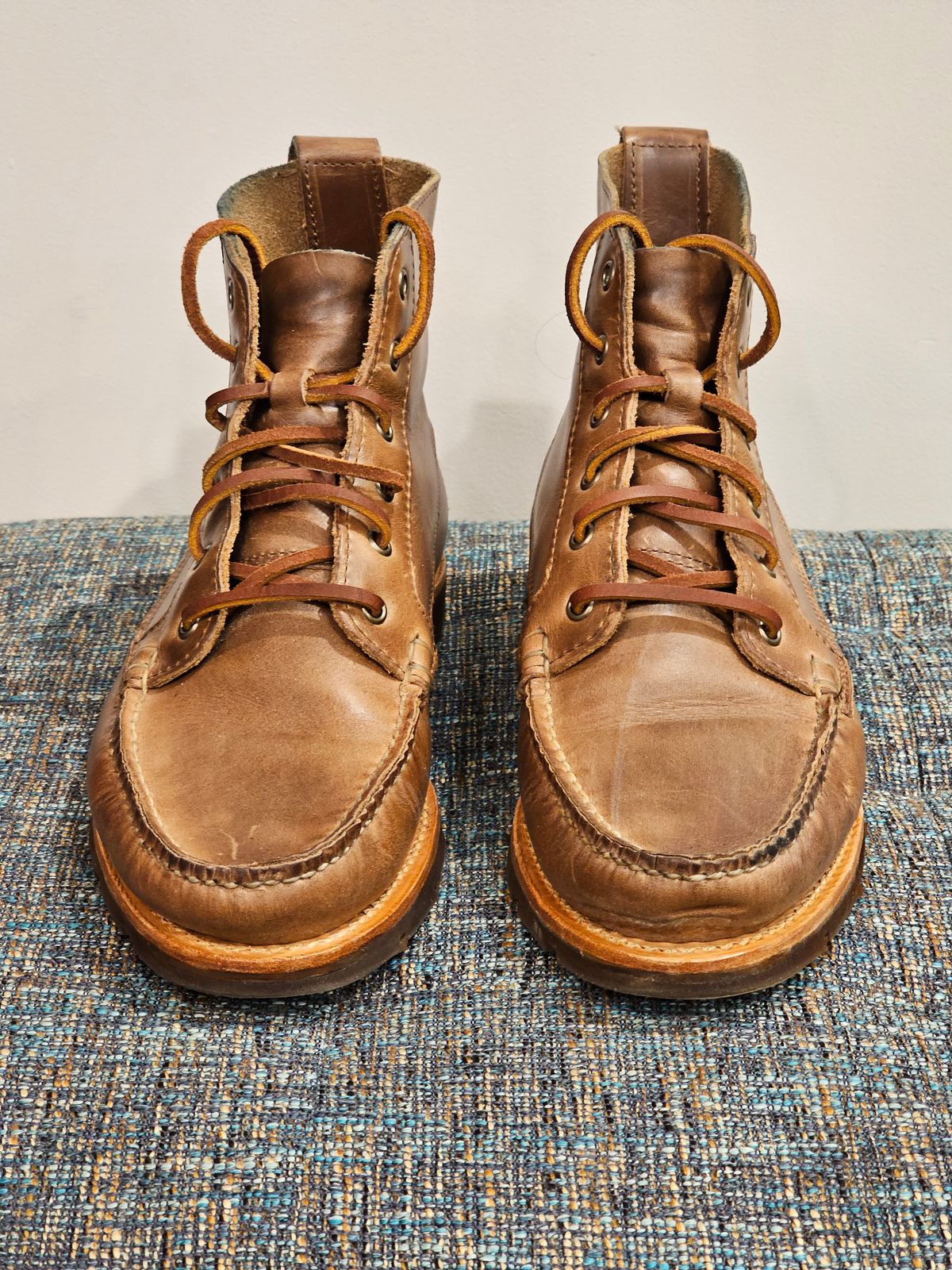 Photo by cgbaird2 on November 16, 2021 of the Rancourt & Co. Baxter Boot in Horween Natural Chromexcel.