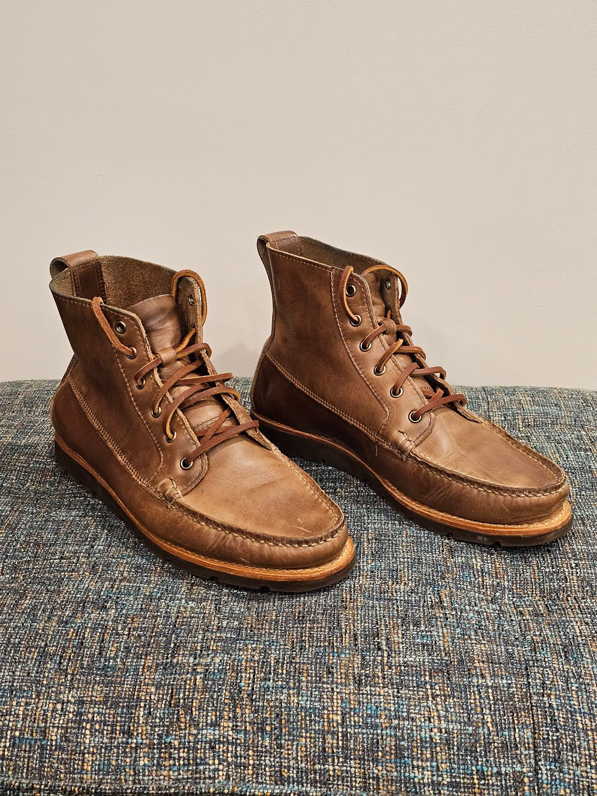 Photo by cgbaird2 on November 16, 2021 of the Rancourt & Co. Baxter Boot in Horween Natural Chromexcel.