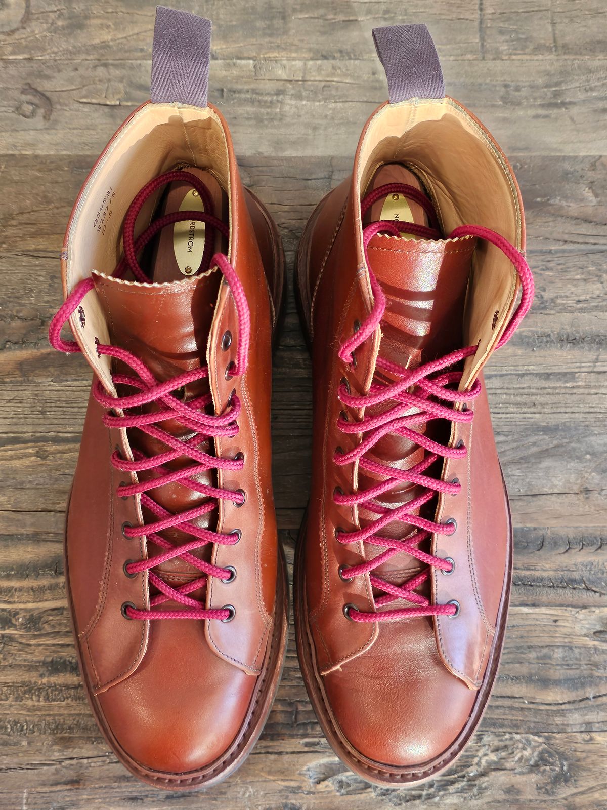 Photo by cgbaird2 on November 30, 2021 of the Tricker's Ethan Monkey Boot in Marron Calf.